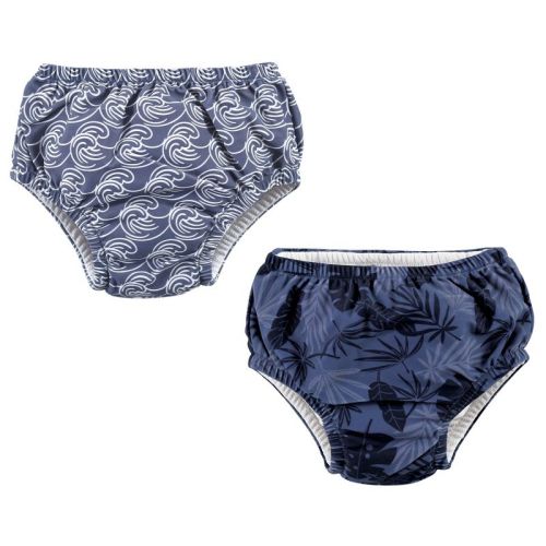 Hudson Baby Infant Boy Swim Diapers, Tropical, 6-12 Months