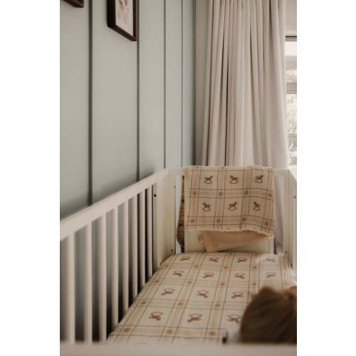 The Rocking Horse Fitted Cot Sheet – Pop Ya Tot
