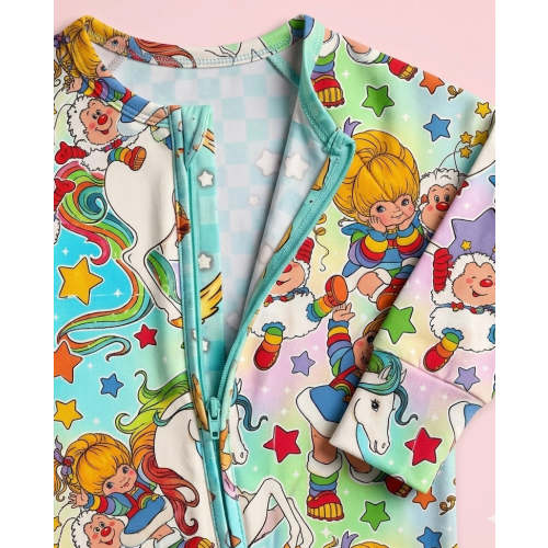 Rainbow Riders Bamboo Romper (Pre Order)