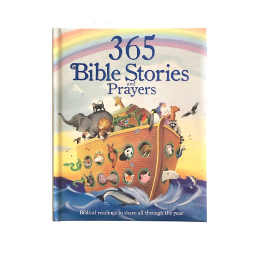 365 Bible Stories and Prayers Padded Treasury - Gift for Easter, Christmas, Communions, Baptism, Birthdays (Little Sunbeams)