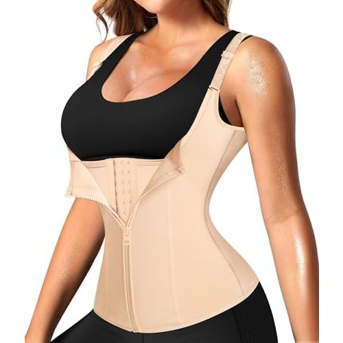 Nebility Waist Trainer for Women Corset Shapewear Waist Cincher Tank Top
