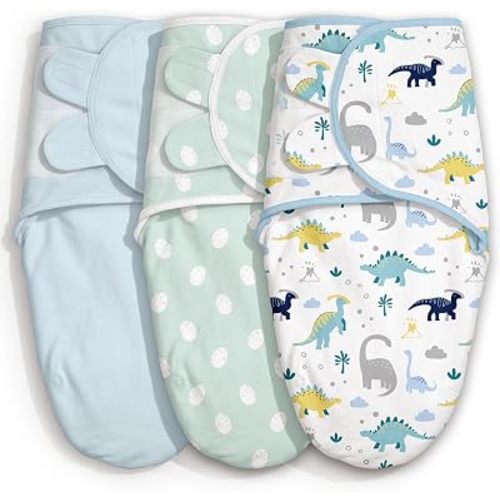 GLLQUEN BABY Swaddles for Newborns 0-3 Months, Adjustable & Easy Fastener