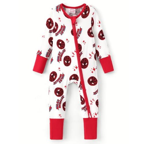 Disney Baby Viscose Made from Bamboo 2-way Zip Footie Romper Outfit NB-Inf