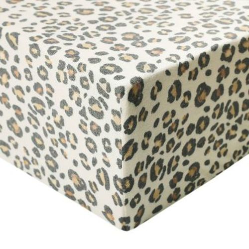 Copper Pearl Autumn Premium Crib Sheet - Zara: Fits 9" Depth, Cheetah Pattern, Standard Size