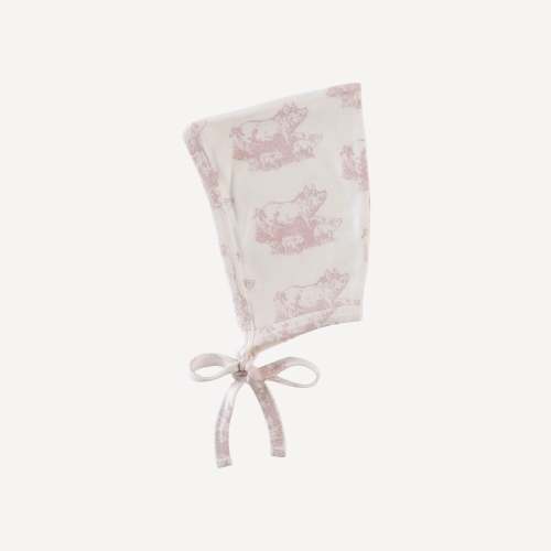 elf hat | pink piggies | organic cotton interlock
