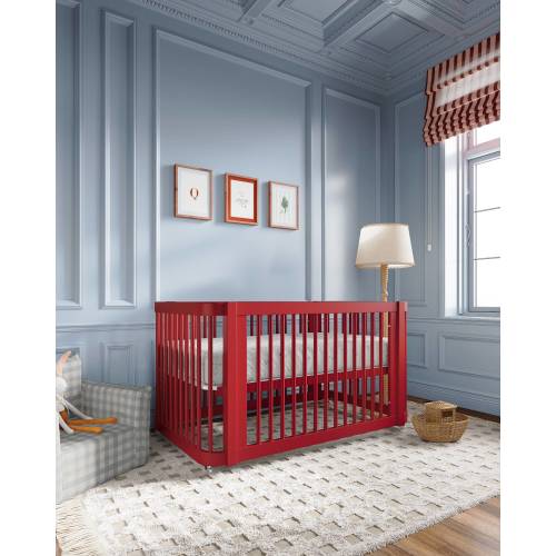 The Wave Crib in Color Cherry