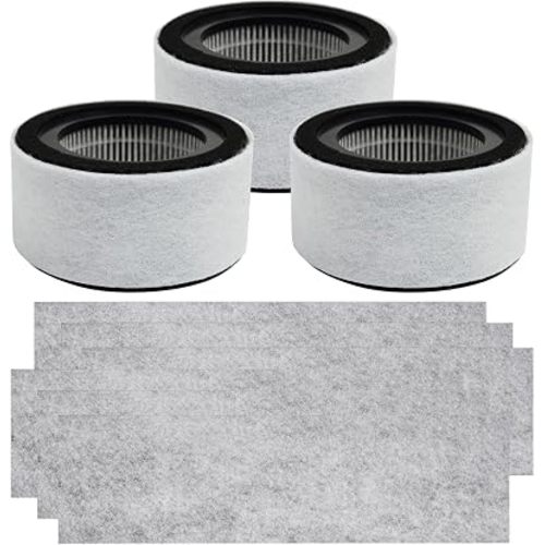 3 Set HS-1944 Replacement Filter for Crane EE-5067 Air Purifier