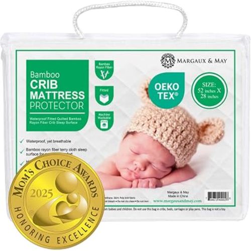 Waterproof Crib Mattress Protector, Oeko-TEX® Certified