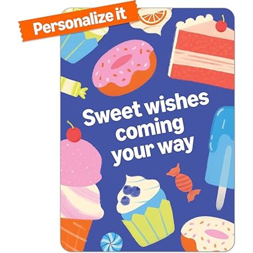Amazon Custom eGreetings - Delicious Desserts - Customize Your Design, Personalize Your Text, Upload Photo/Logo (Digital Delivery) - Any occasion