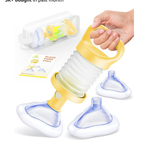 Portable Manual Suction Device for Upper Airway Clearance FSA Eligible/HSA Eligible Aspiration Device for Adults and Children