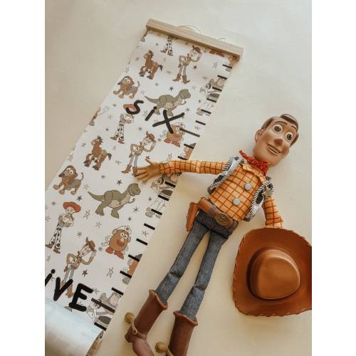 Limited Edition Canvas Growth Chart: Story Friends Kids Room Decor