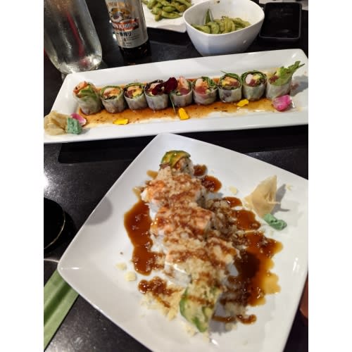 Postpartum sushi feast