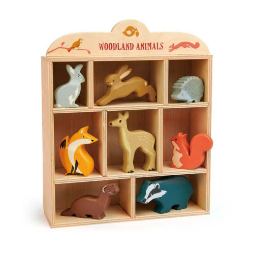 Tender Leaf Toys Woodland Wooden Animals Set