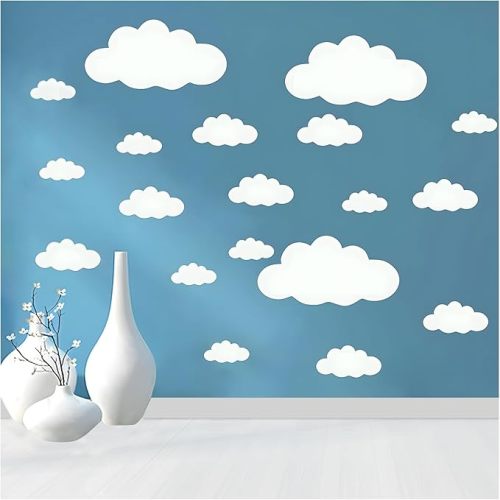 Big Clouds Wall Decals Removable DIY Large Vinyl Sticker