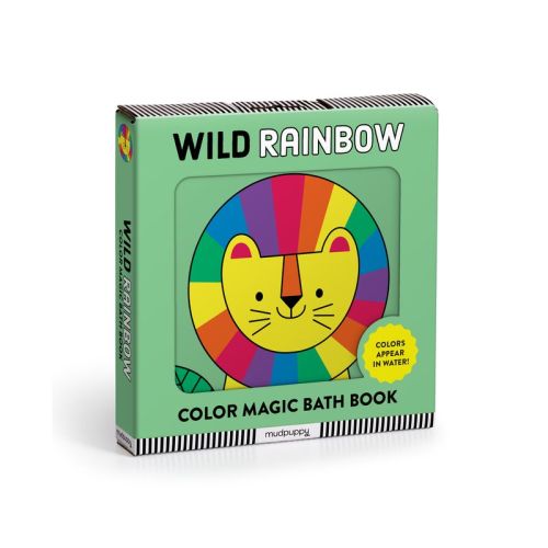 Wild Rainbow Color Magic Bath Book - by Mudpuppy