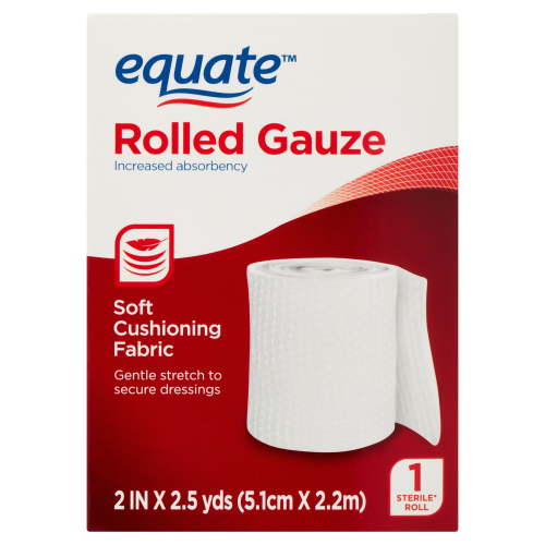 Equate Rolled Gauze, 2 in x 2.5 yds HSA/FSA Eligible