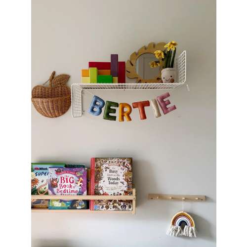 Felt name garland new baby gift nursery decor gift for first birthday
