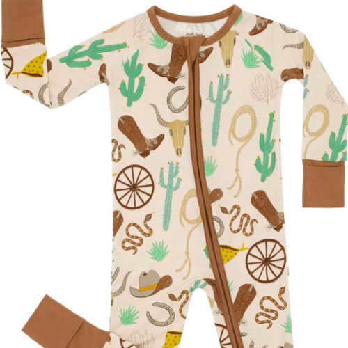 Little Sleepies Pajamas for Baby Boys & Girls, Viscose from Bamboo Baby Pajamas, Sleepers, 2-Way Zipper PJs