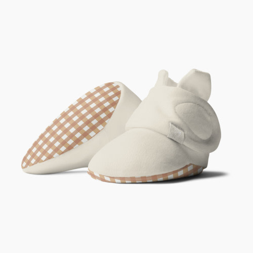 Goumi Kids Organic Stay-On Baby Booties - Picnic, 12-18 M