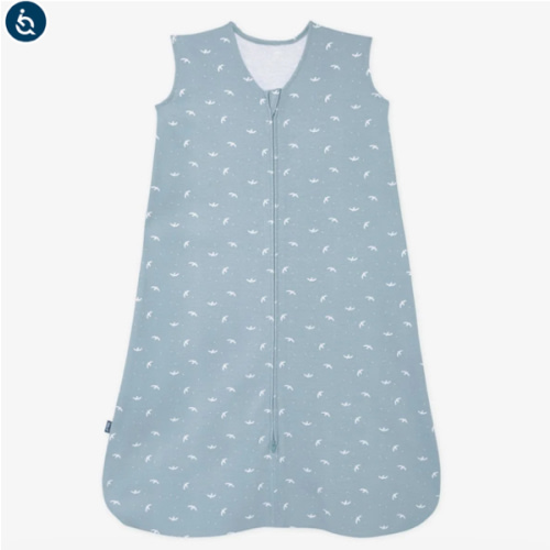 Blue Bird Print Cotton Sleep Sack M | HALO