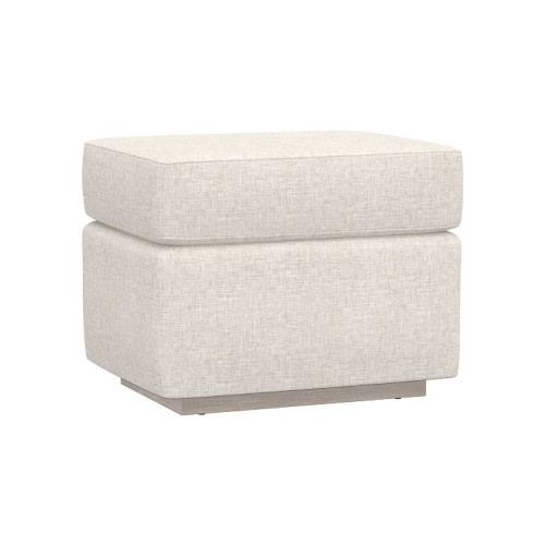 Merced Ottoman Eco Performance Weave Oatmeal