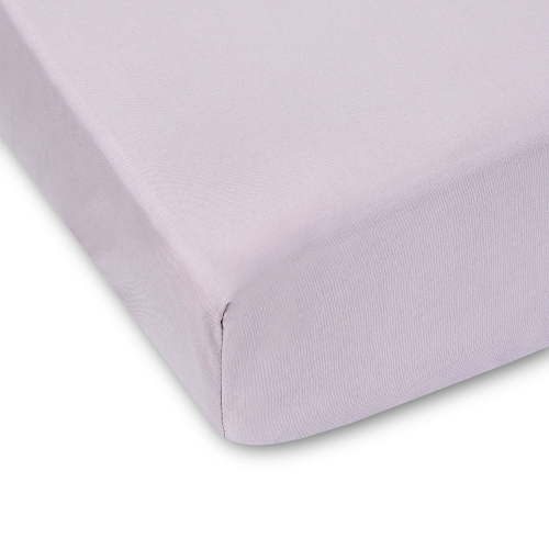 Parent's Choice 180 Thread Count Purple Cotton Fitted Crib Sheet
