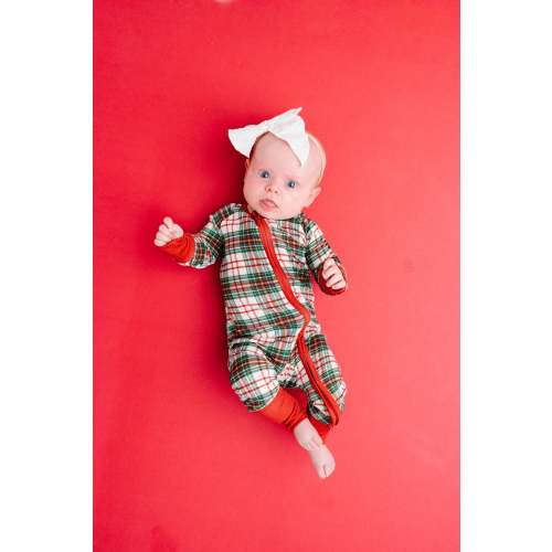 Christmas Plaid Bamboo Sleeper