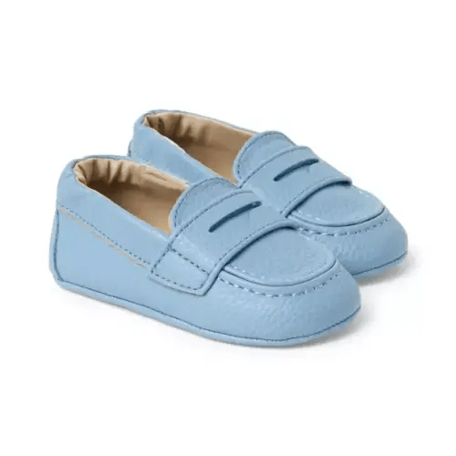 Baby Blue Bead Baby Penny Loafer by Janie and Jack