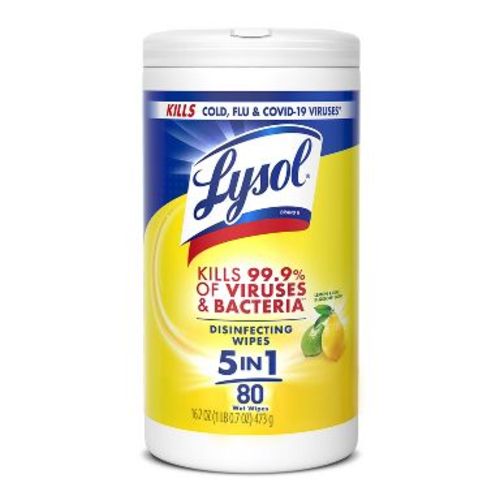Lysol Lemon and Lime Blossom Disinfecting Wipes - 80ct
