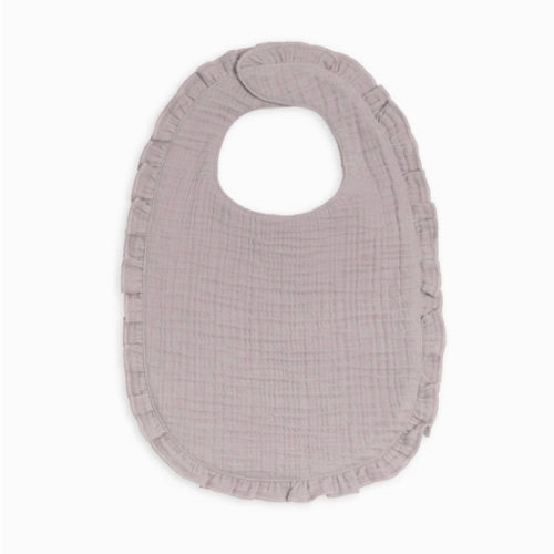 Muslin Ruffle Bib