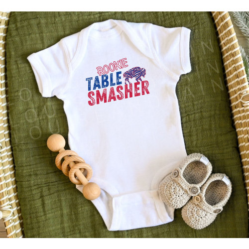 Buffalo Table Smasher Shirt, Buffalo Football Baby Bodysuit, Buffalo Baby Gift, Buffalo's Newest Fan, Father's Day Gift, New Baby Gift