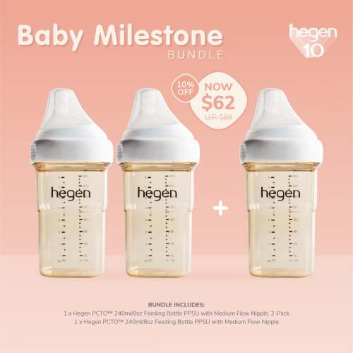 Hegen Baby Milestone (3 to 6 months)