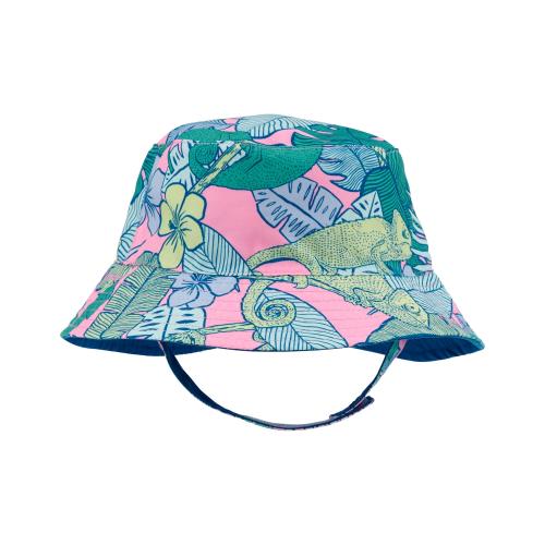Baby Tropical Swim Reversible Bucket Hat - 0-9M - Style,Multi