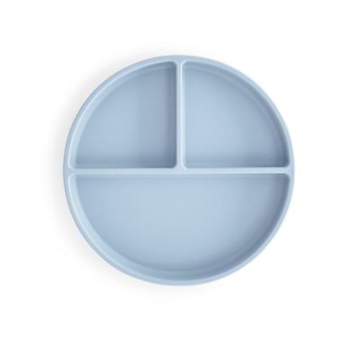 Silicone Suction Plate Powder Blue One Size
