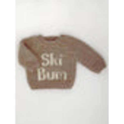 Ski Bum Crew Neck Knit Sweater, Pebble – SpearmintLOVE