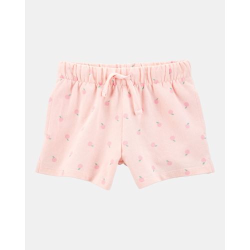 Baby Pull-On French Terry Shorts - Pink - Carter's | Carter's