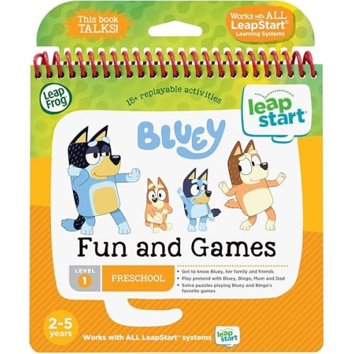 LeapFrog LeapStart Bluey Fun and Games