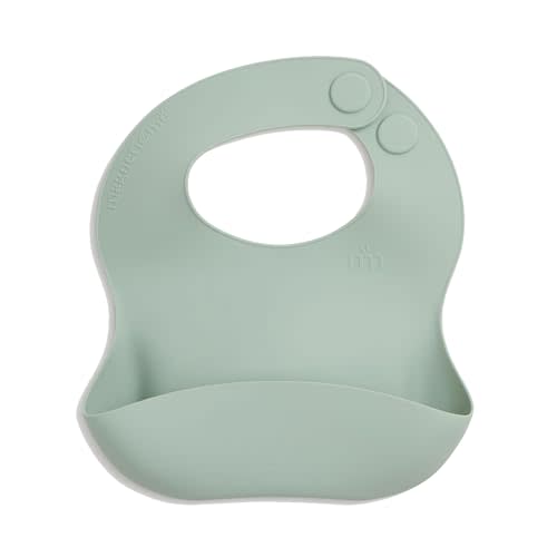 Magnetic Me Food Grade Silicone Magnetic Feeding Bib | BPA-Free, Stain Resistant and Dishwasher Safe
