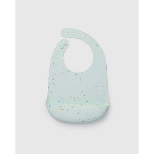 Silicone Bib - Confetti Mint