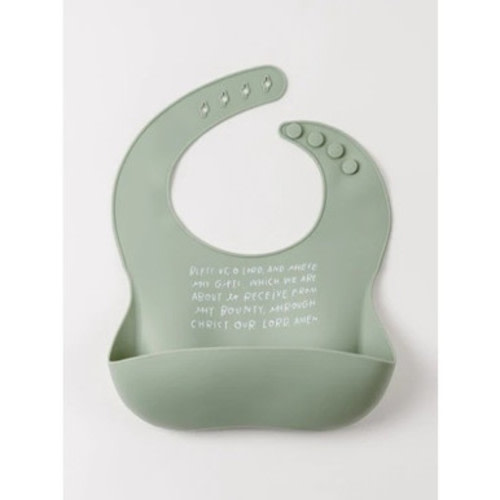 Be A Heart - Sage Meal Blessing Bib