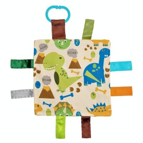 Baby Jack The Learning Lovey Prehistoric Dinosaur Crinkle Tag Sensory Toy 8"x8"