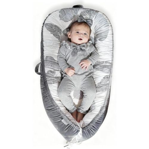 Baby Lounger, Infant Lounger for Newborn,Portable Baby Nest Cover Breathable & Soft, Newborn Essentials