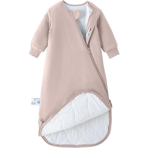 KaiyaBaby Organic Cotton Baby Sleep Sack, Long Sleeve 3.5 TOG, 0-6M