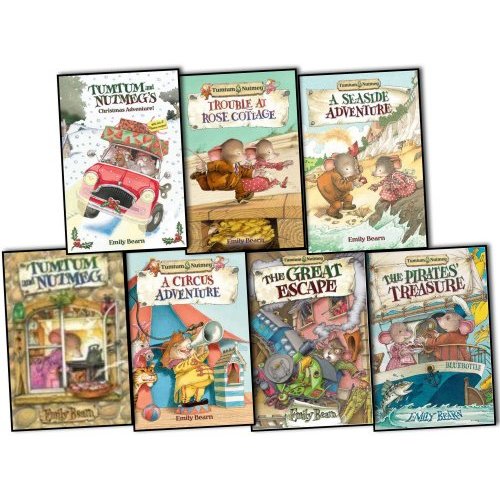 Tumtum and Nutmeg Collection 7 books set Emily Bearn Series Pack (A Christmas Adventure, the First Adventure, the Great Escape, the Pirates' Treasure, a Seaside Adventure, a Circus Adventure, Trouble at rose cottage)