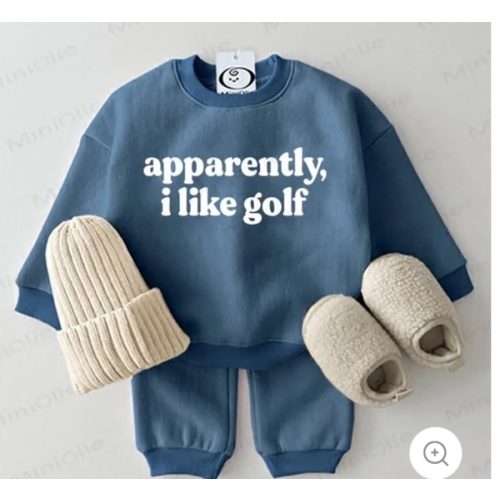 APPARENTLY I LIKE GOLF Baby 2-Piece Set