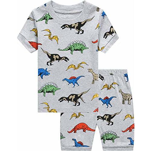Little Hand Toddler Baby Boys Pajamas Monster Truck Summer Pjs Sleepwear Cotton Kids Short Sets Clothes