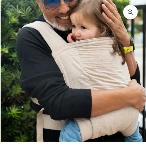 Tan Buckle Baby Carrier | Ergonomic Soft Structured Carrier