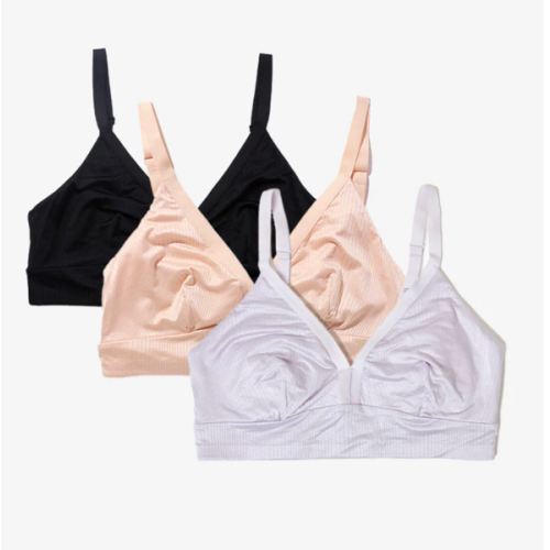 The Effortless Bra Three Pack: Longline, Pull-Down Maternity to Nursing Bra – Bodily