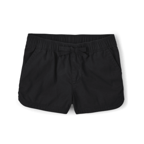 Baby And Toddler Girls Pull On Shorts - BLACK | The Children's Place
