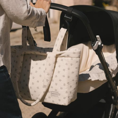 Handle Stroller Bag in Blossom Blue